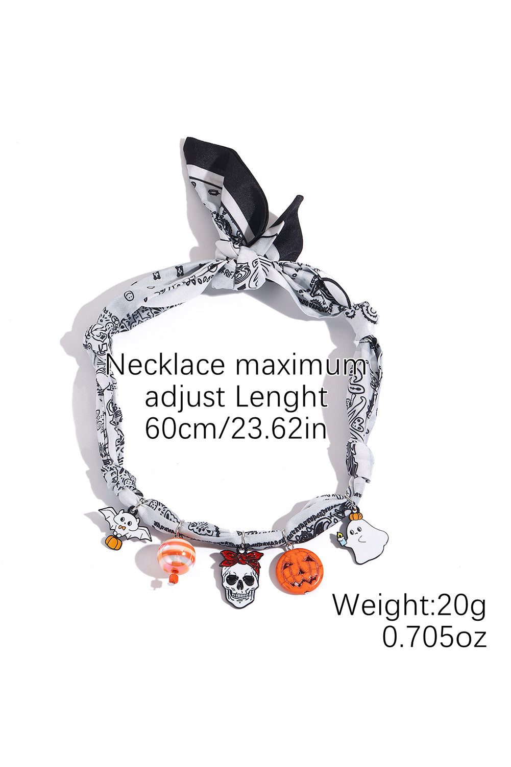 Halloween Scarf Necklace