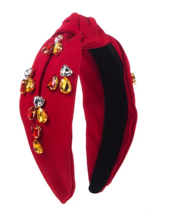 Red Rhinestone Headband