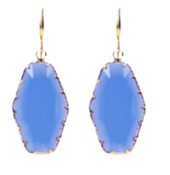 Crystal Sapphire Earrings