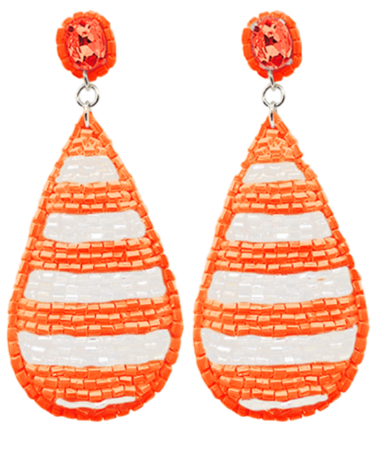 Stripe Pattern Earrings