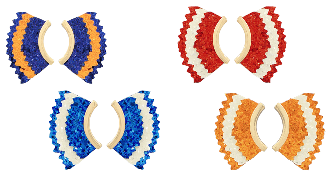 Glitter Wing Earrings