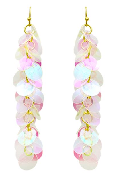 Sequin Fringe Earrings