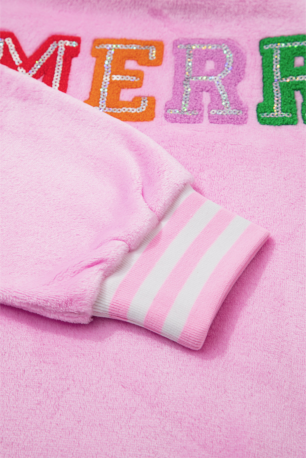 Sachet Pink Merry Plush Pullover