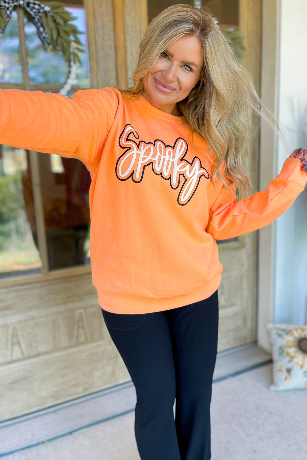 Spooky Graphic Halloween Sweatshirt