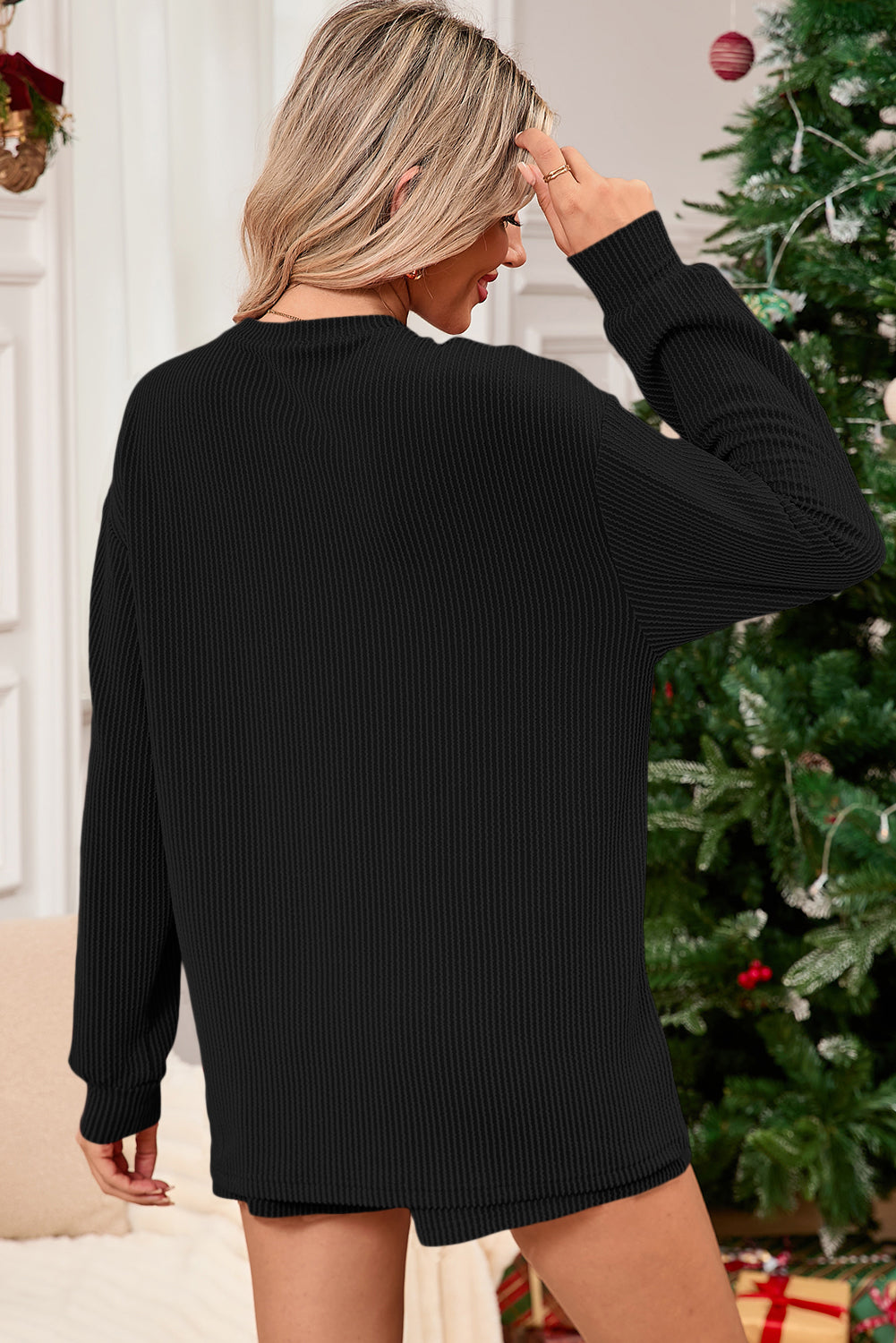 Corded MERRY Pajama Set
