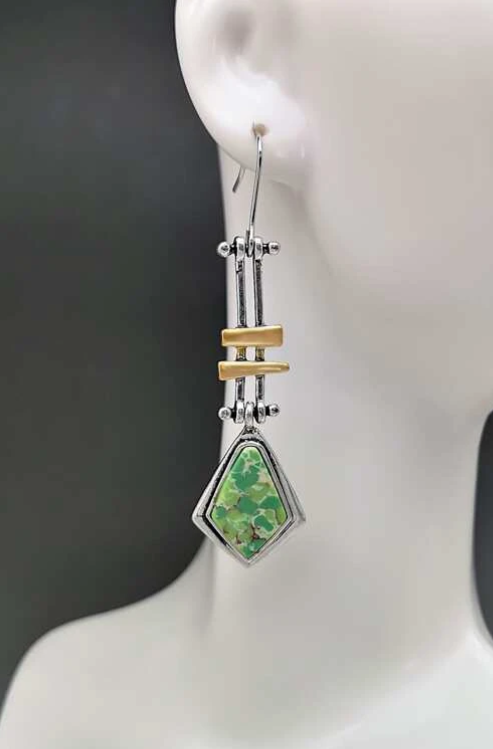 Vintage Geometric Earrings