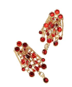 Rhinestone Inlay Drop