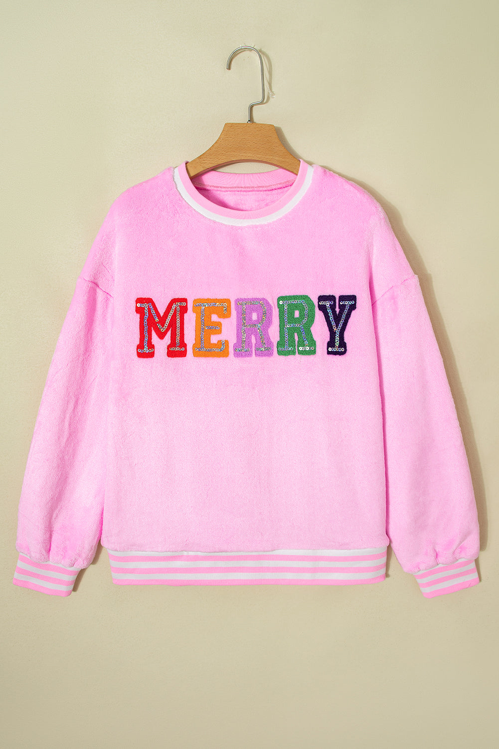 Sachet Pink Merry Plush Pullover