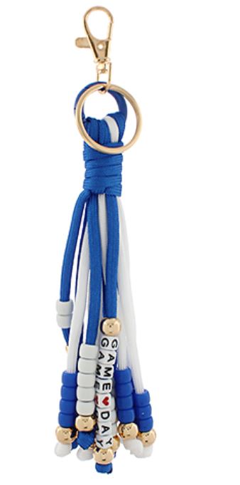 Gameday Fringe Key Chain and Charm