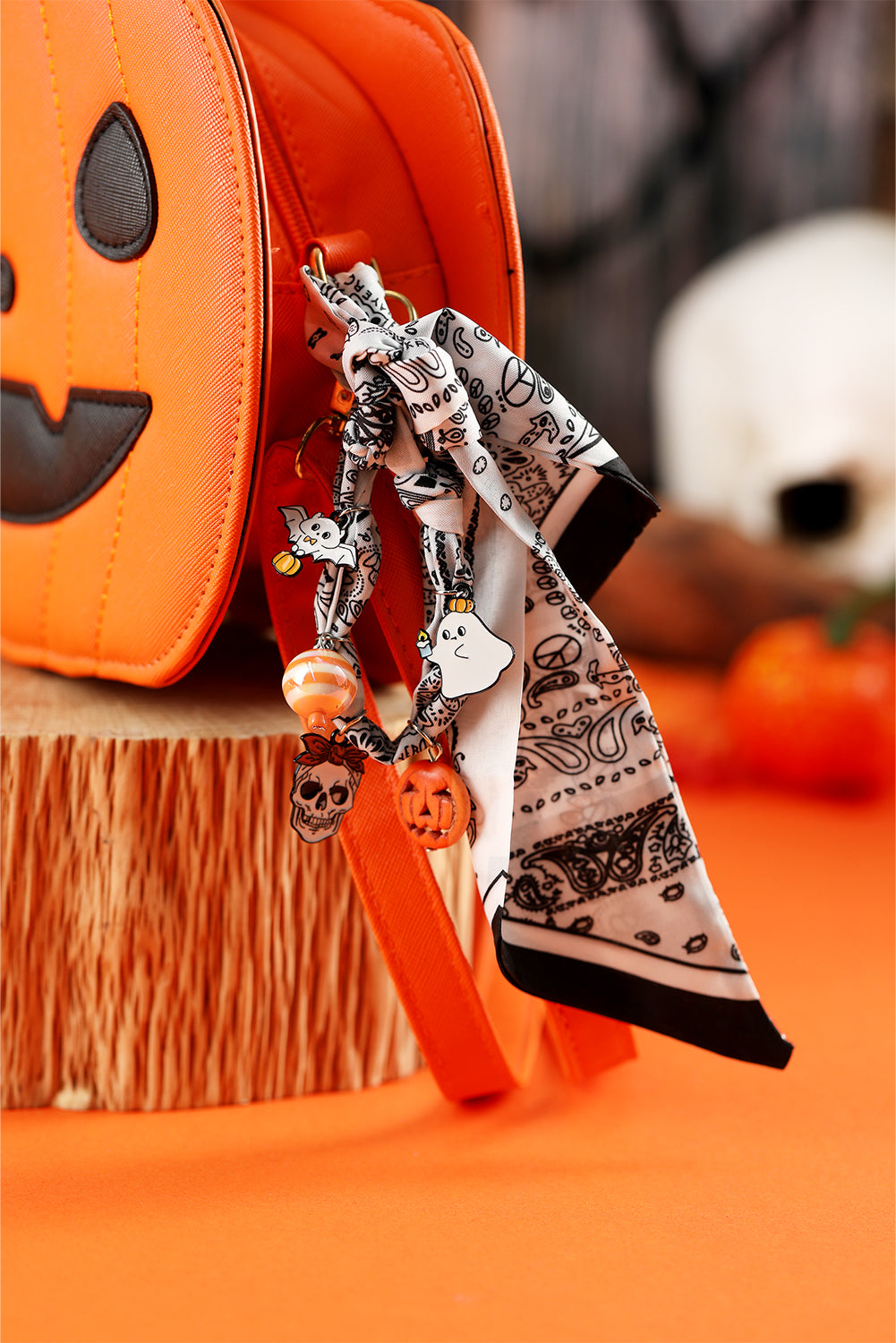 Halloween Scarf Necklace