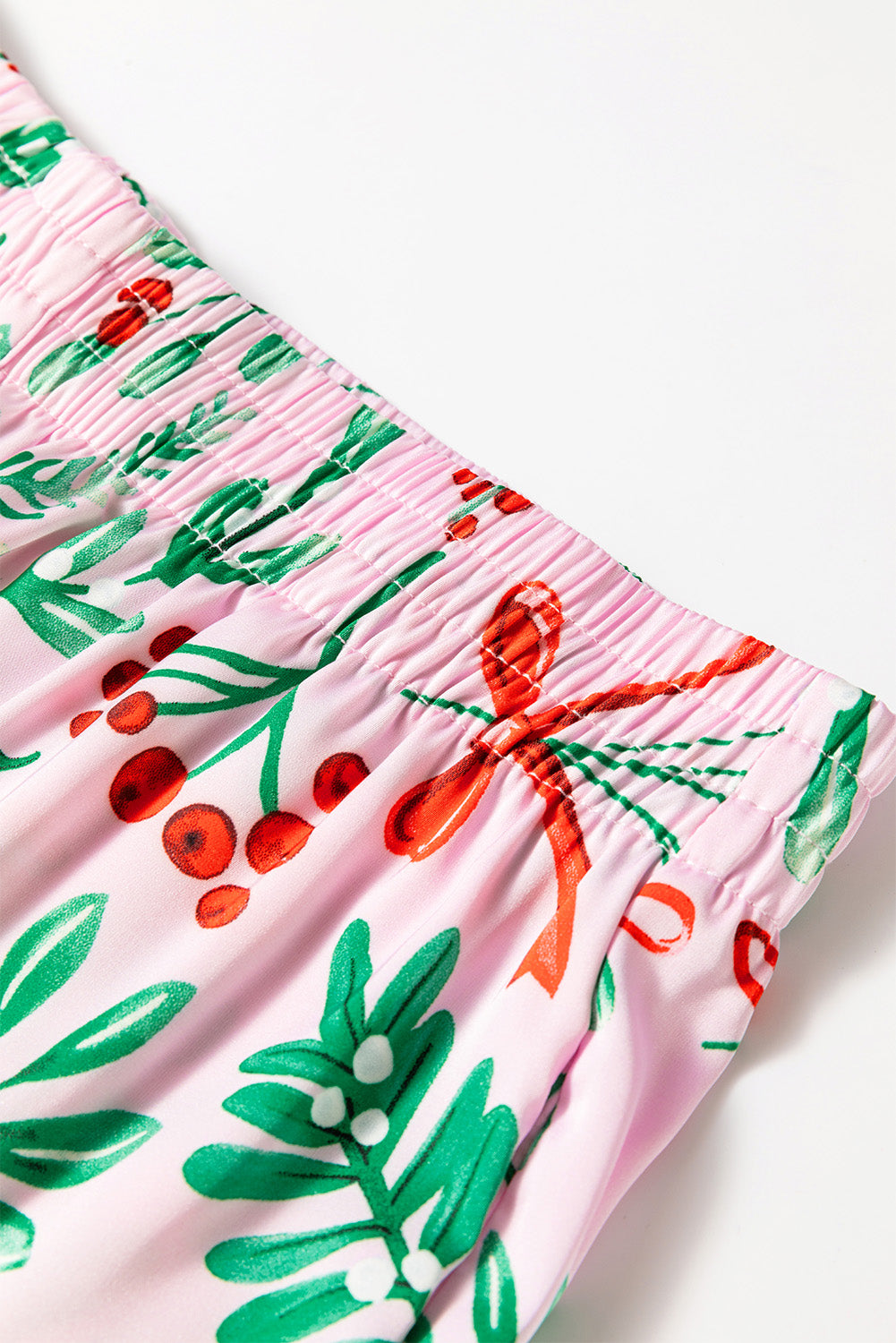 Pink Christmas Pajama Set
