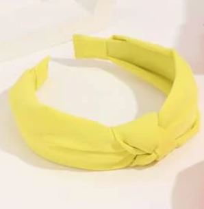 Solid Knot Headband in Bright Colors