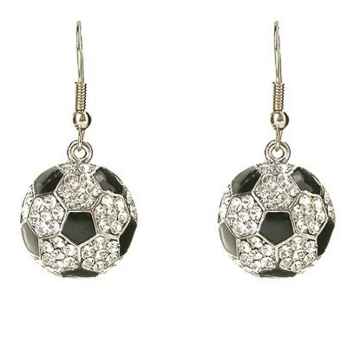 Rhinestone Sports Earrings