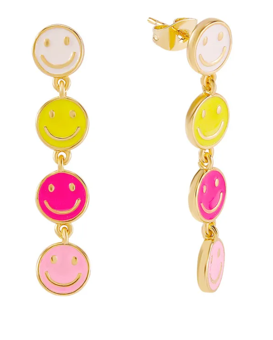 Smiley Face Multi Color Drop
