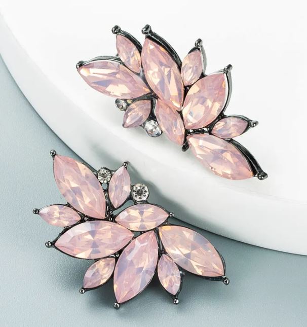 Rhinestone Stud Earrings