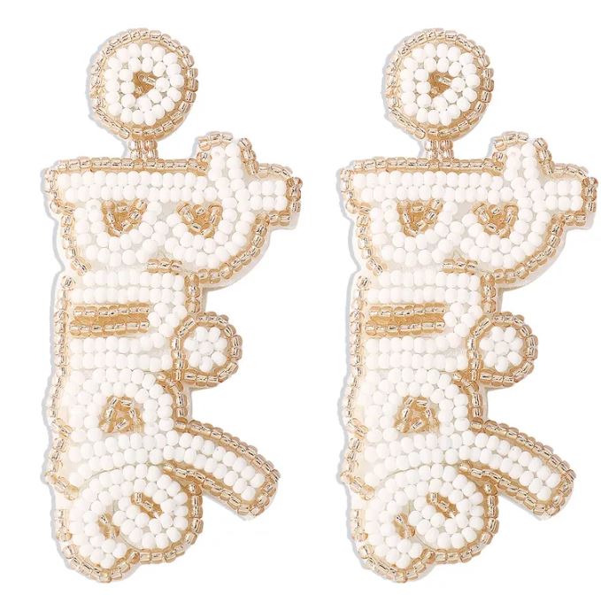 Bride Seed Bead Earrings