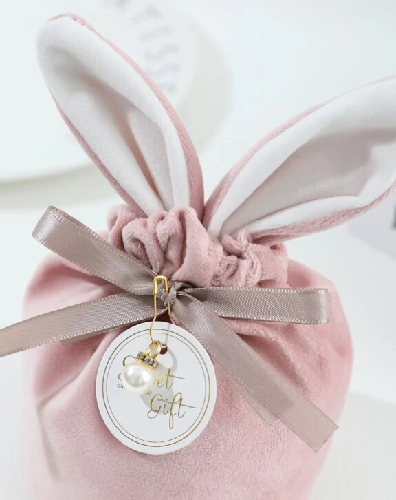 Easter Velvet Gift Bag