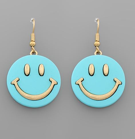 Smile Face Dangle Earrings