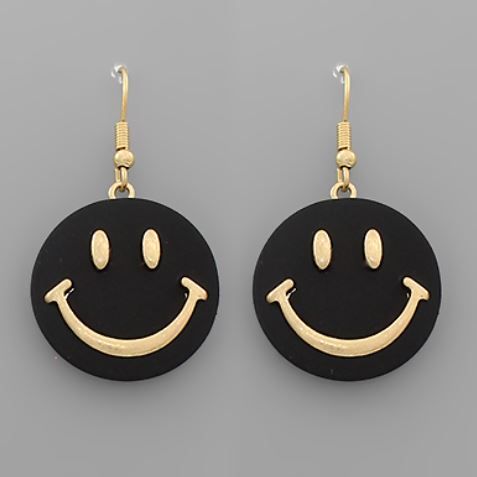 Smile Face Dangle Earrings