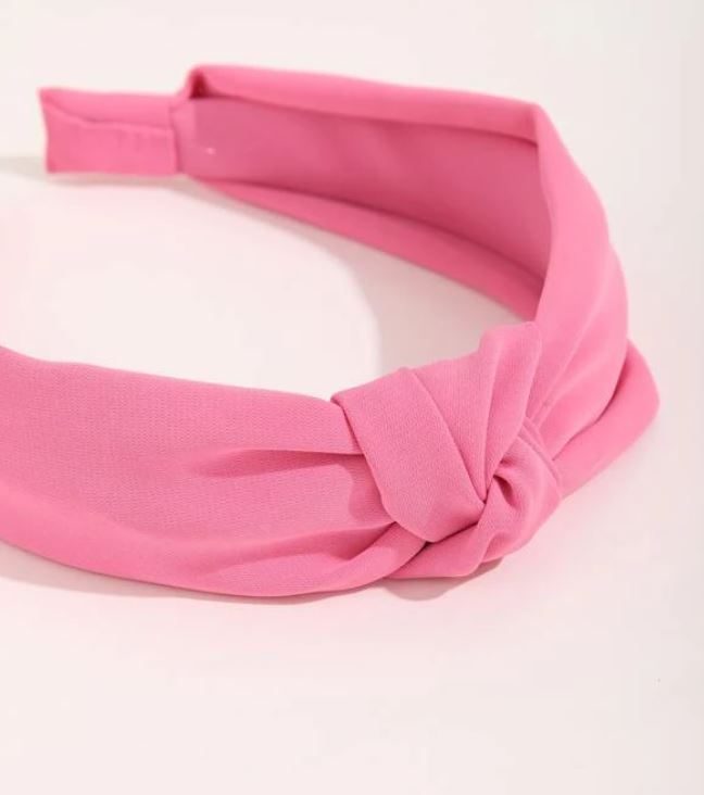 Solid Knot Headband in Bright Colors