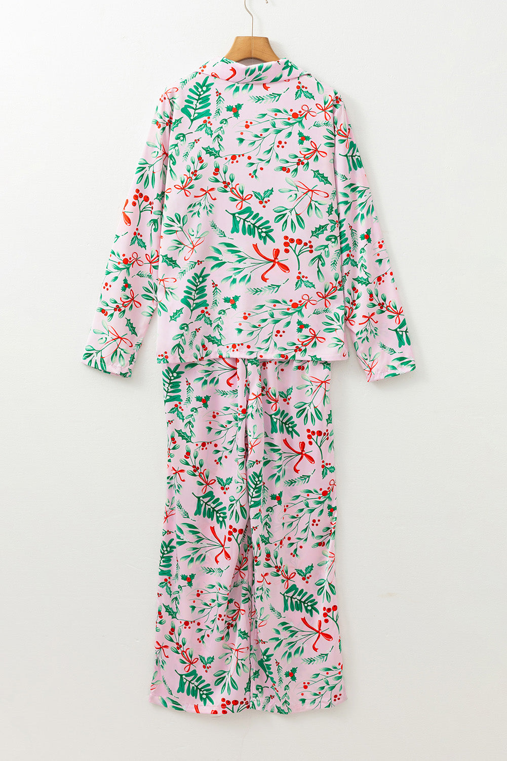 Pink Christmas Pajama Set