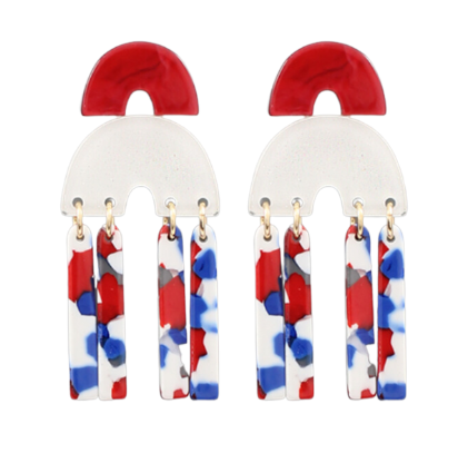 Arch & Bar Dangle Earrings