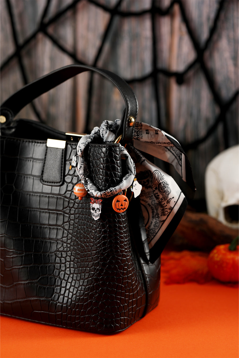 Halloween  Scarf Necklace