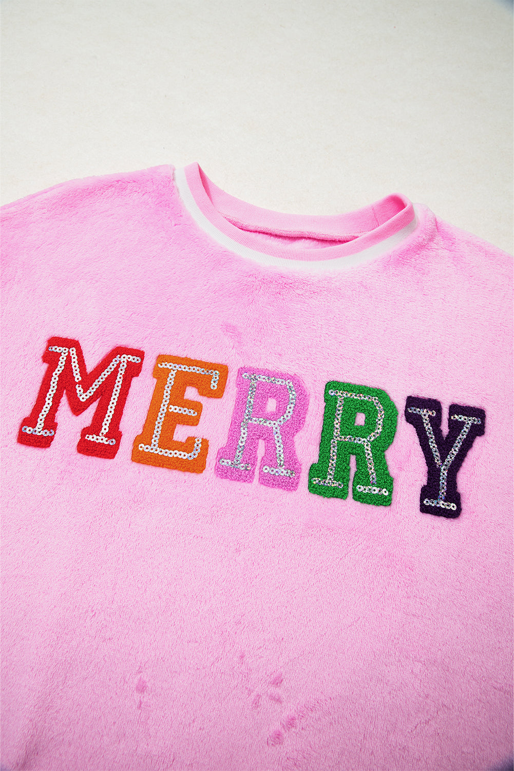 Sachet Pink Merry Plush Pullover