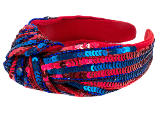 Stripe Sequin Headband