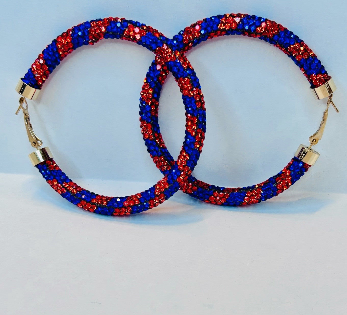 Rhinestone Hoops