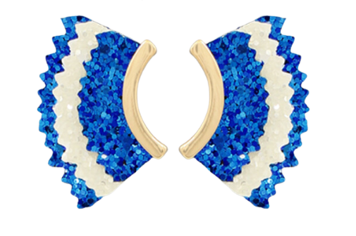 Glitter Wing Earrings