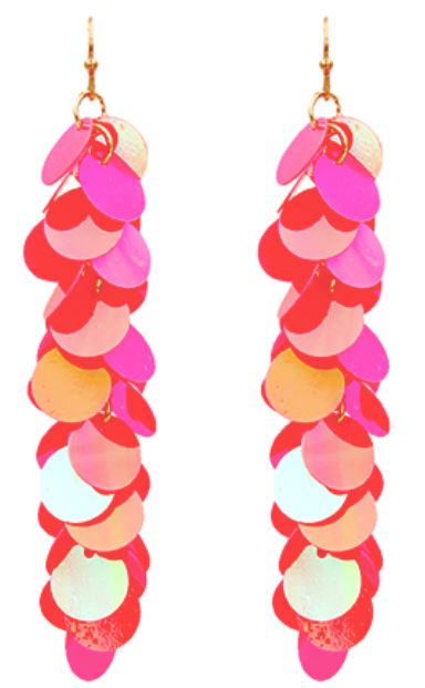 Sequin Fringe Earrings