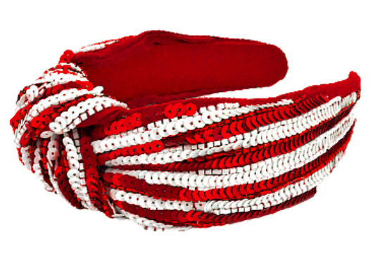Stripe Sequin Headband