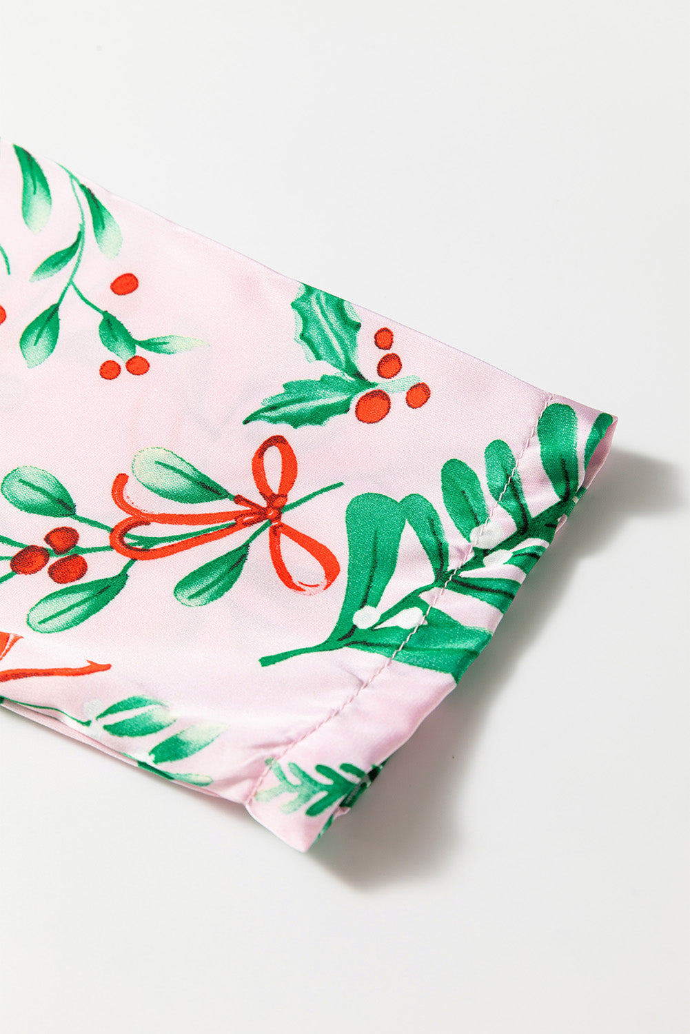 Pink Christmas Pajama Set