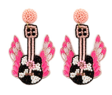 Guitar Wings Beaded
