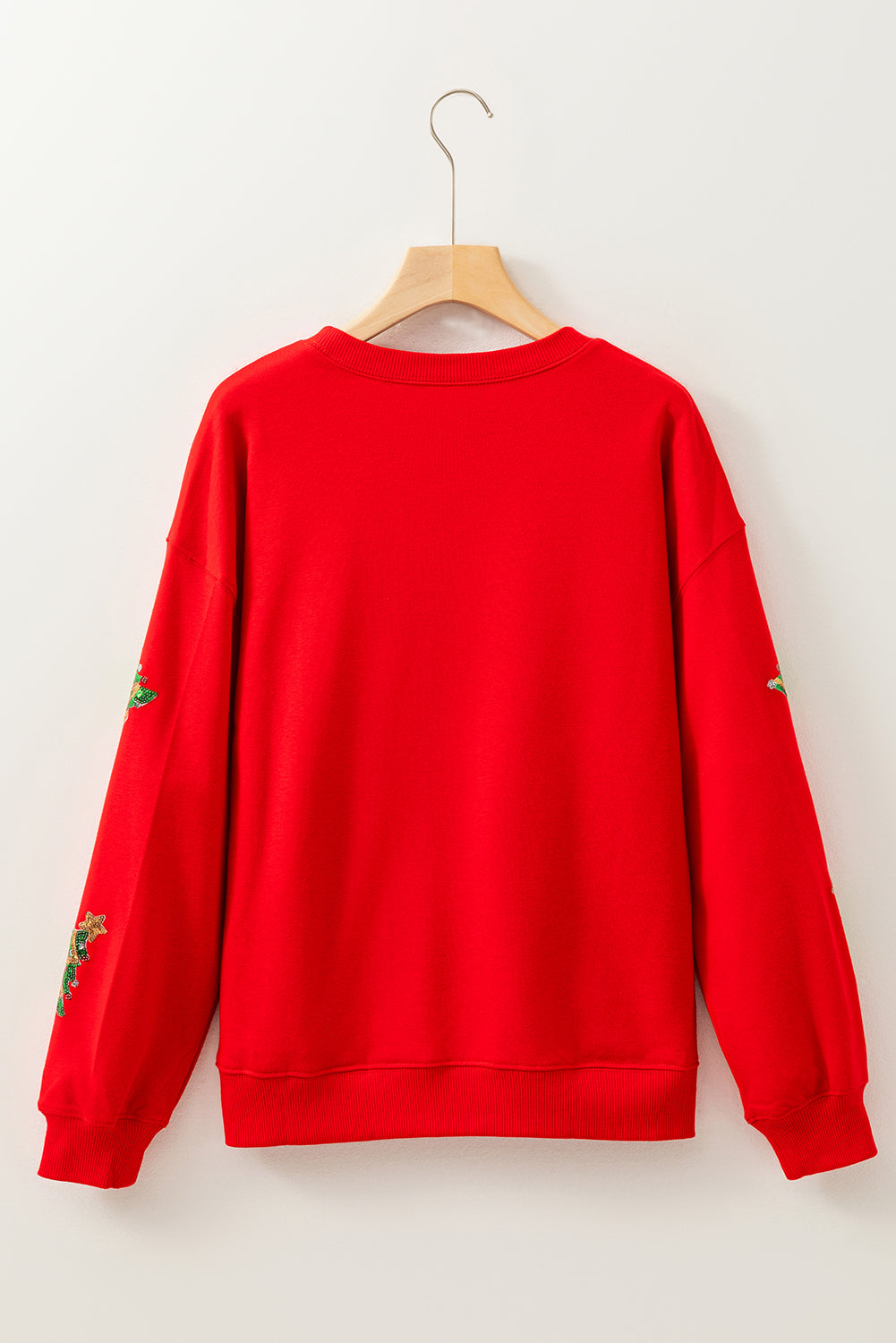 Red Sequin Christmas Tree Sweatshirt