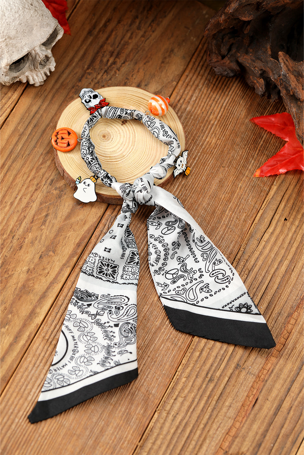 Halloween  Scarf Necklace