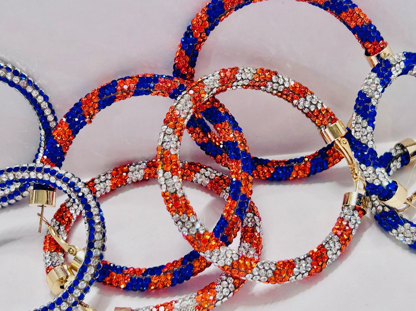 Rhinestone Hoops