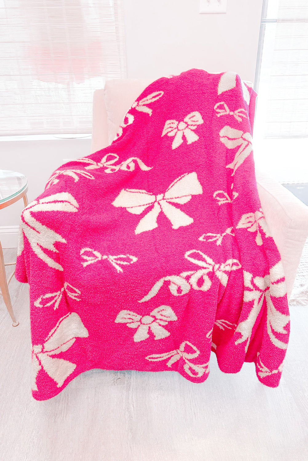 Bow Throw Blanket