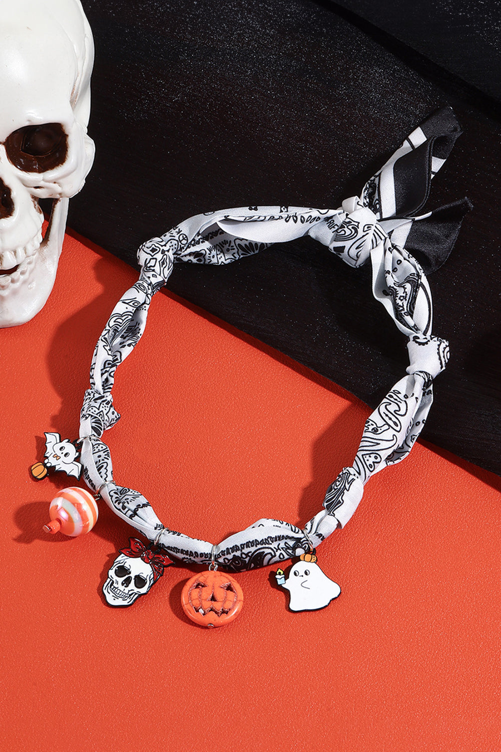 Halloween  Scarf Necklace