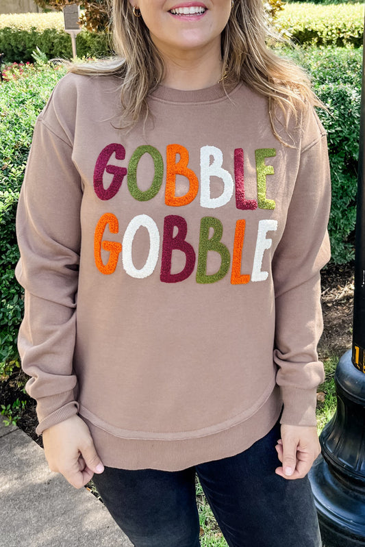 GOBBLE Thanksgiving Sweatshirt