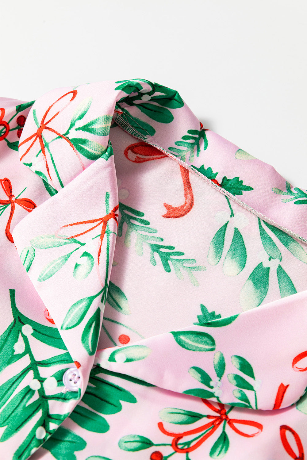 Pink Christmas Pajama Set