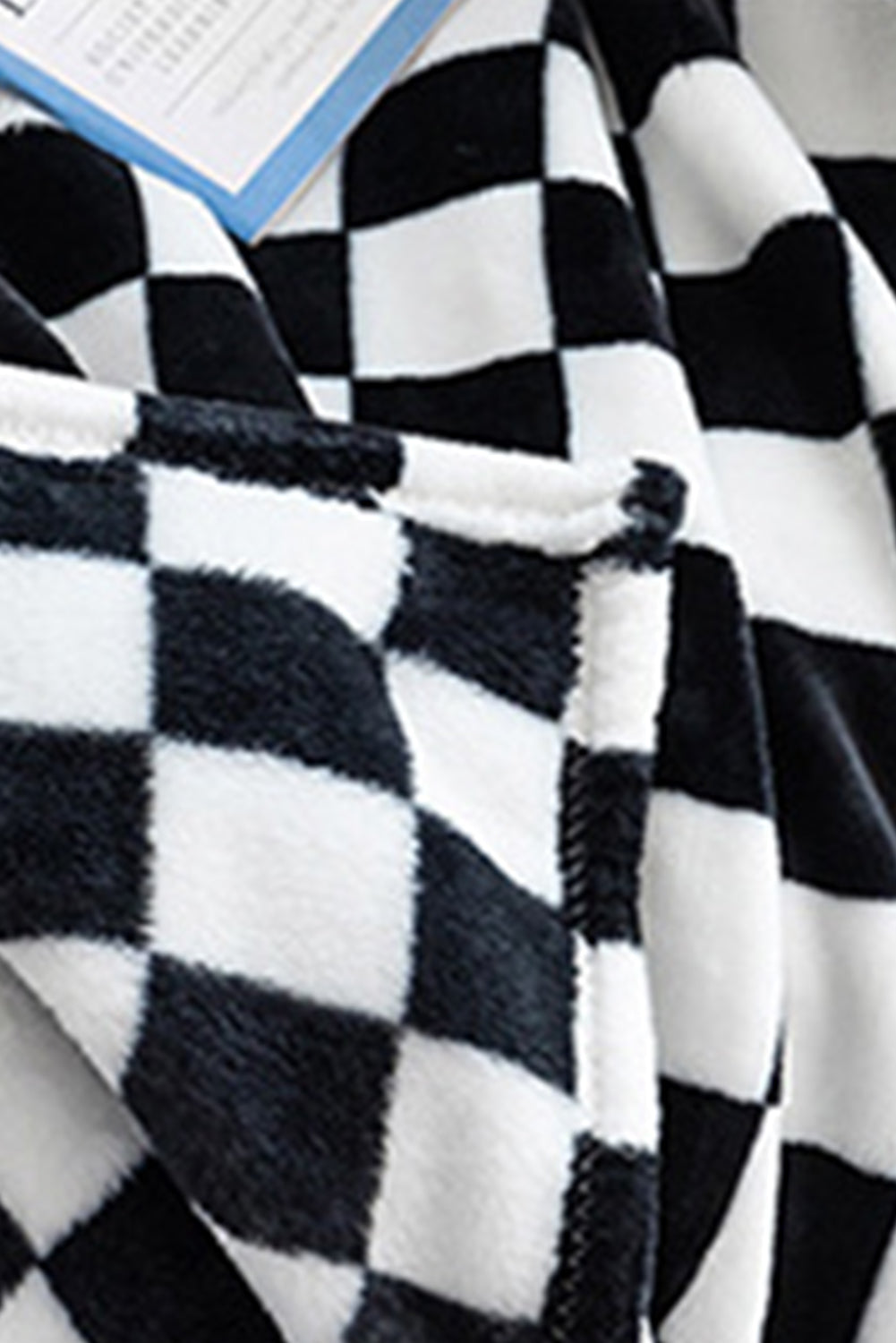 Orange Checkerboard Printed Soft Throw Blanket 120*200cm