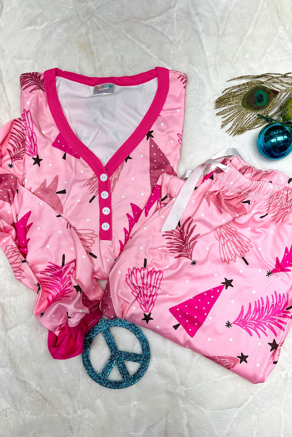 Christmas Tree Pajama Set
