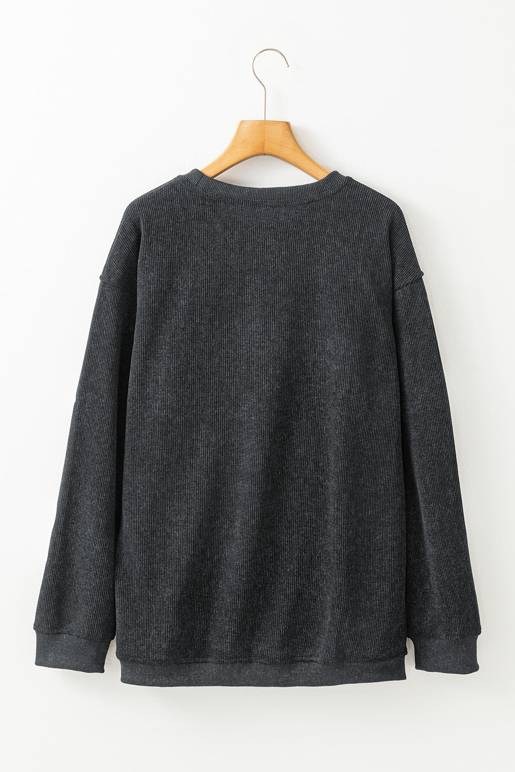 Glitter Halloween Ghost Corded Sweatshirt