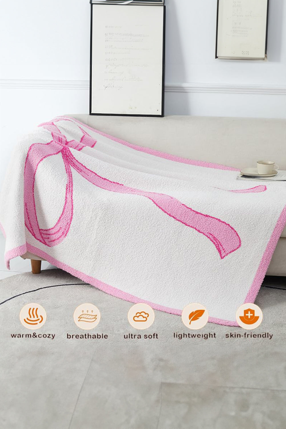 Bow Throw Blanket