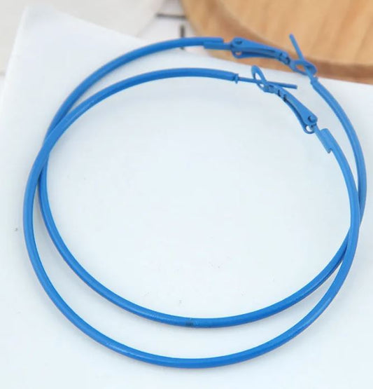 Fluorescent Metallic Hoops