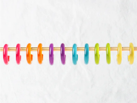 Retro Candy C Acrylic Earrings