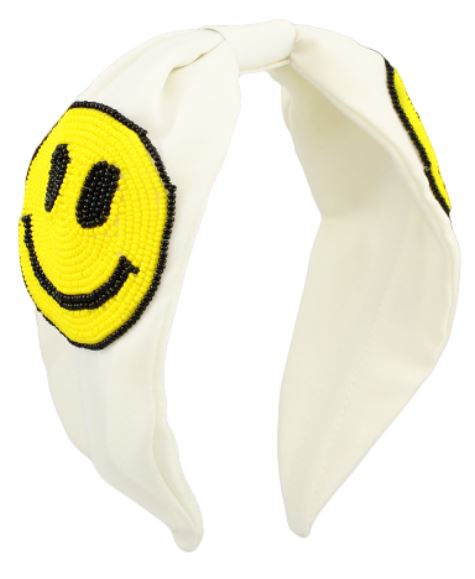 Smile Face Beads Headband