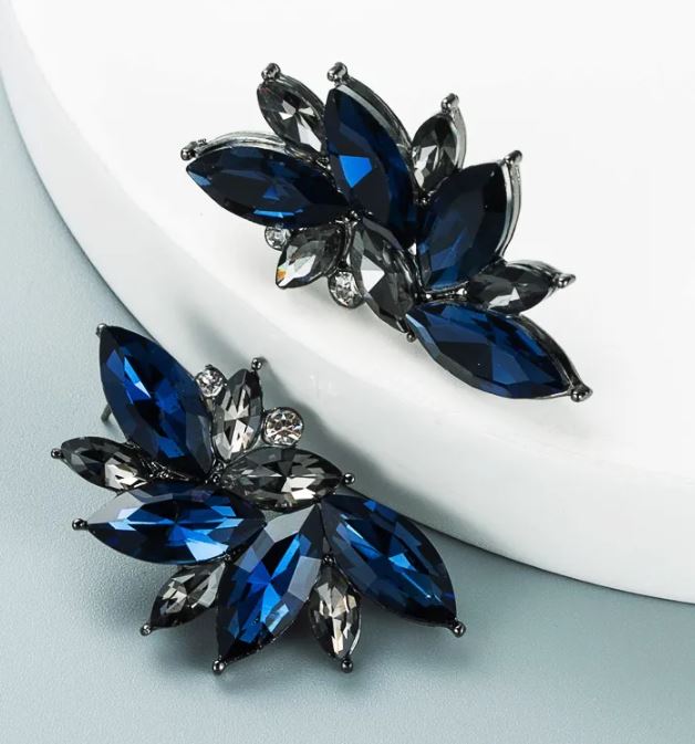 Rhinestone Stud Earrings